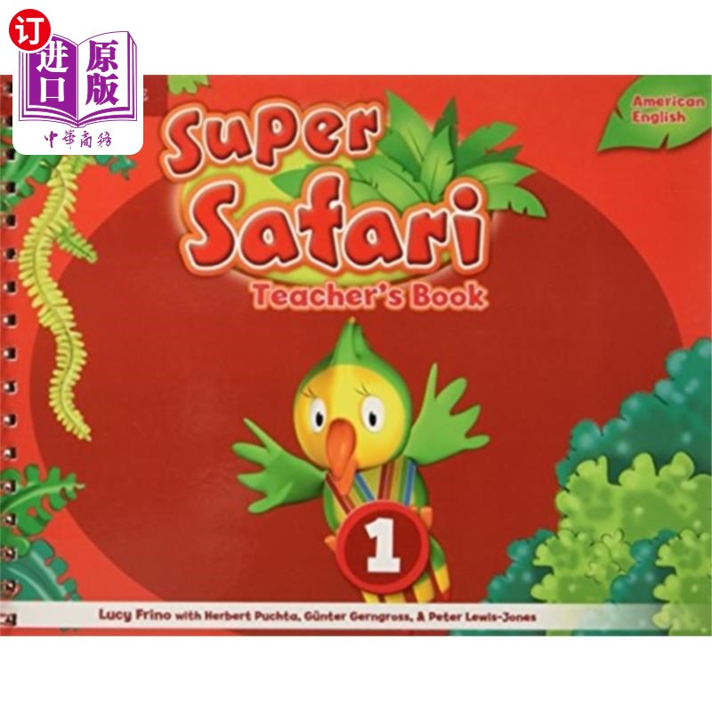 海外直订Super Safari American English Level 1 Teacher's ... 超级Safari美国英语一级教师书