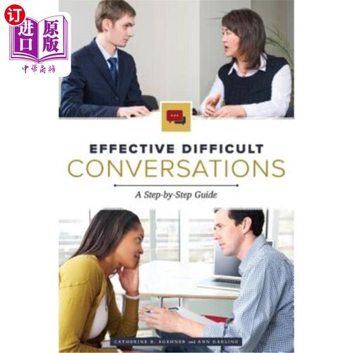 海外直订Effective Difficult Conversations 有效的困难对话：循序渐进的指导