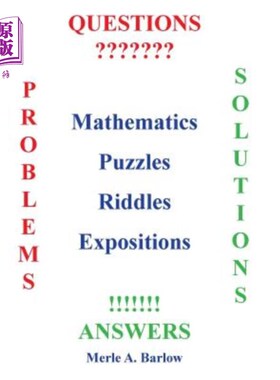 海外直订Mathematics, Puzzles, Riddles, Expositions 数学，谜题，谜语，展览