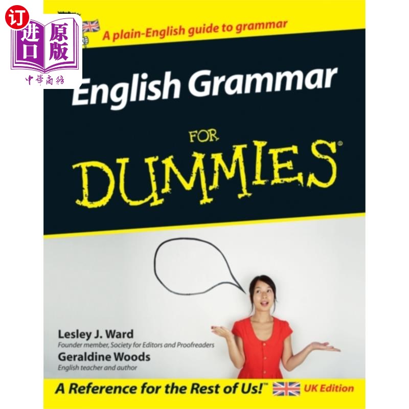 海外直订English Grammar For Dummies 傻瓜英语语法
