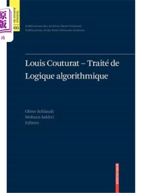 海外直订Louis Couturat -Traité de Logique Algorithmique Louis Couturat -Traité de Logique Algorithmique