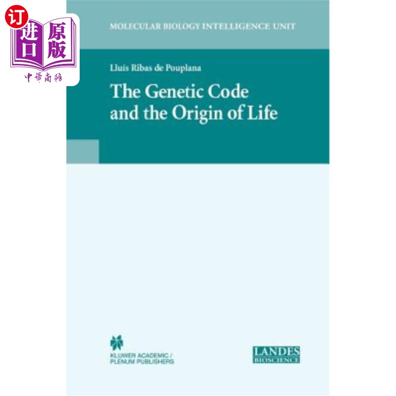 海外直订The Genetic Code and the Origin of Life 遗传密码与生命起源