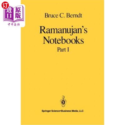 海外直订Ramanujan's Notebooks: Part I 拉马努扬的笔记本：第一部分