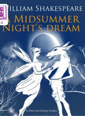 海外直订A Midsummer Nights Dream In Plain and Simple English 用简单明了的英语做仲夏夜的梦