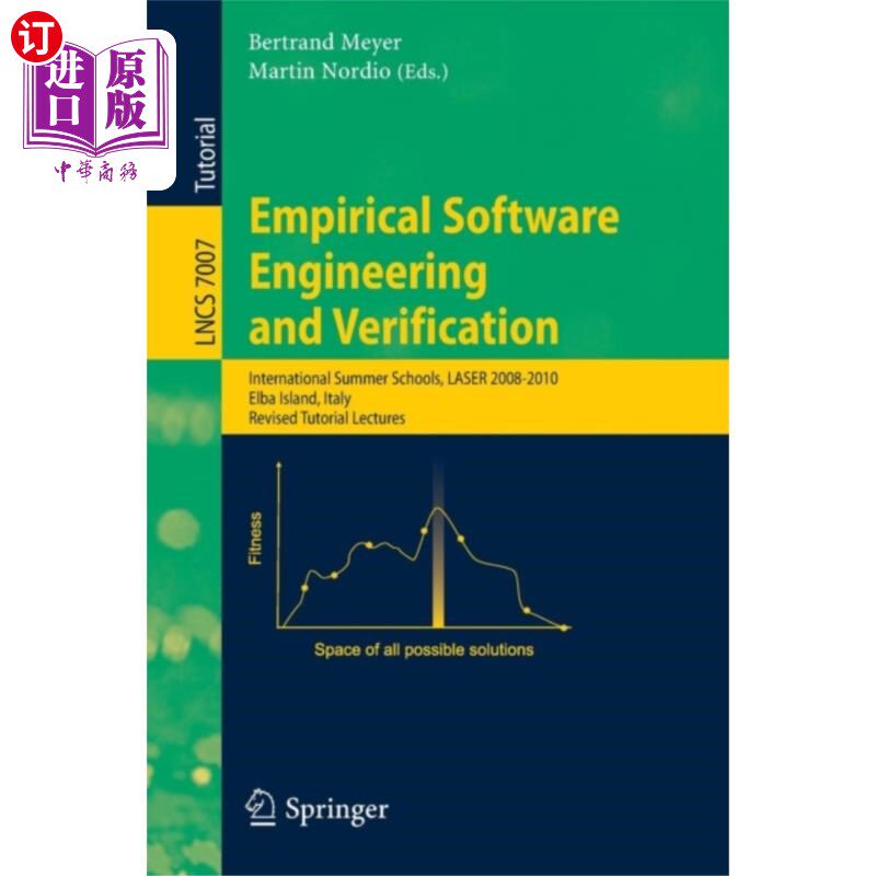 海外直订Empirical Software Engineering and Verification 经验软件工程与验证