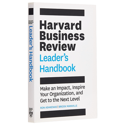 The Harvard Business Review Leaders Handbook  英文原版 哈佛商业评论领导者手册【中商原版】