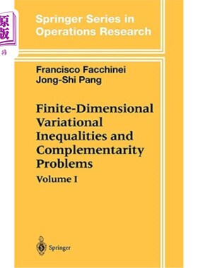 海外直订Finite-Dimensional Variational Inequalities and Complementarity Problems 有限维变分不等式与互补问题