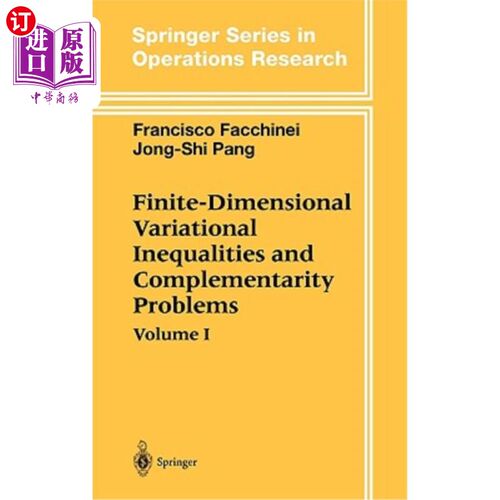 海外直订Finite-Dimensional Variational Inequalities and Complementarity Problems 有限维变分不等式与互补问题