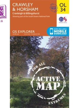 海外直订Crawley & Horsham, Cranleigh & Billingshurst 克劳利和霍舍姆，克兰利和比林斯赫斯特