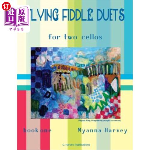 海外直订Flying Fiddle Duets for Two Cellos, Book One 二大提琴二重奏，第一册
