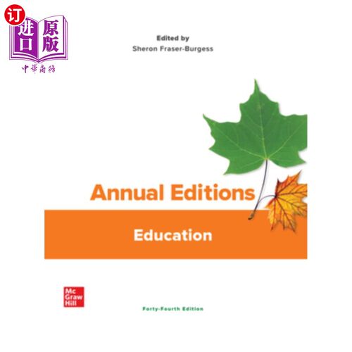 海外直订Annual Editions: Education 年刊：教育