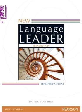 海外直订New Language Leader Elementary Teacher's eText D... 新语言领袖小学教师的文本光盘