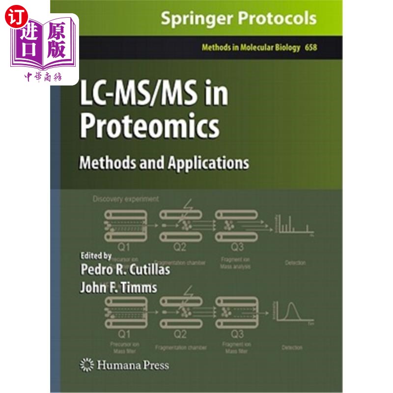 海外直订LC-Ms/MS in Proteomics: Methods and Applications 蛋白质组学中的液相色谱-质谱/质谱:方法和应用