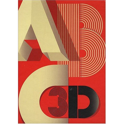 ABC 3D 立体书 趣味字母立体书 ABC 3D Marion Bataille 法语 法文原版 构造【中商原版】