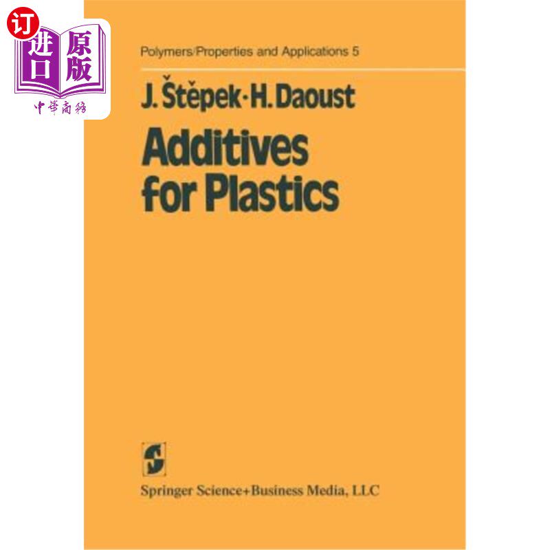 海外直订Additives for Plastics 塑料添加剂