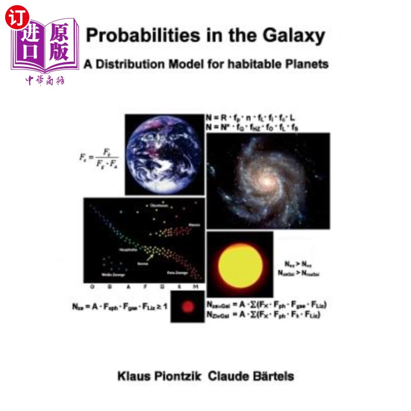 海外直订Probabilities in the Galaxy: A Distribution Model for habitable Planets 银河系中的概率：可居住行星的分布模