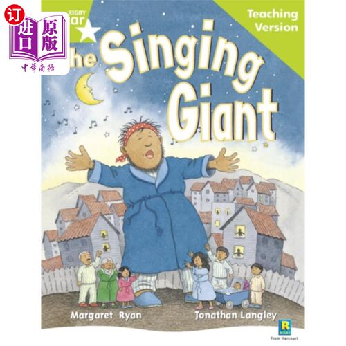 海外直订Rigby Star Guided Reading Green Level: The Singi... 瑞格比星引导阅读绿色水平:歌唱巨人故事教学版