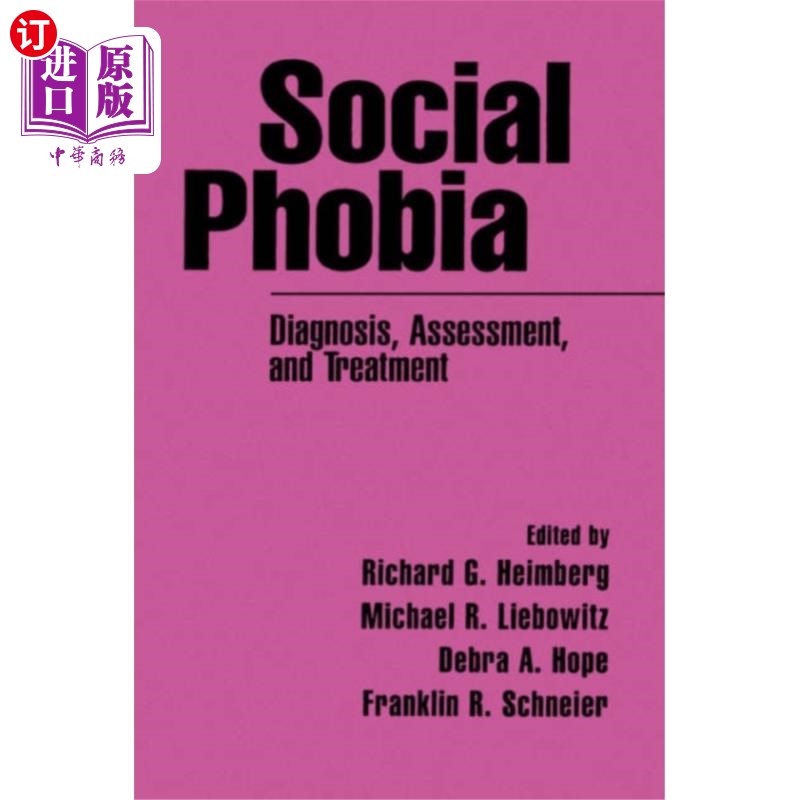 海外直订医药图书Social Phobia 社交恐惧症