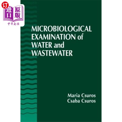 海外直订Microbiological Examination of Water and Wastewa... 水和废水的微生物检验