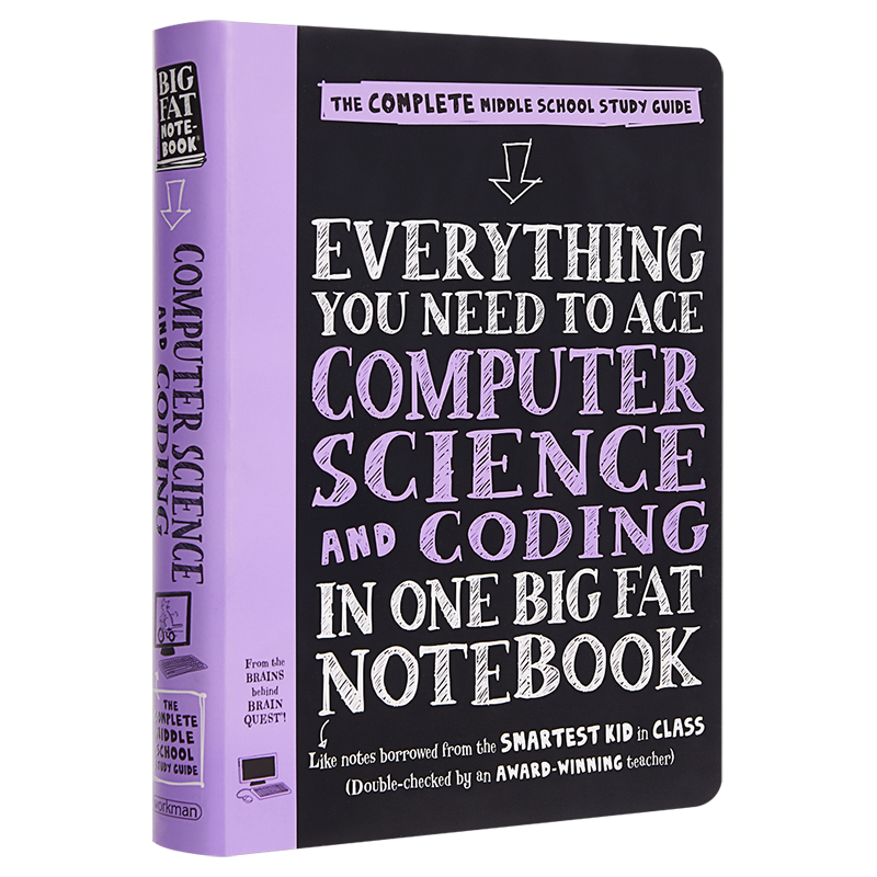 获得A的方法:科学与编码 Computer Science Big Fat 工具书 计算机编程 基础 Brain Quest 12岁以上 英文原版【中商原版】