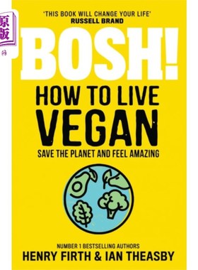 海外直订BOSH! How to Live Vegan 波什!如何成为素食主义者