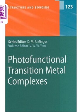 海外直订Photofunctional Transition Metal Complexes 光功能过渡金属配合物