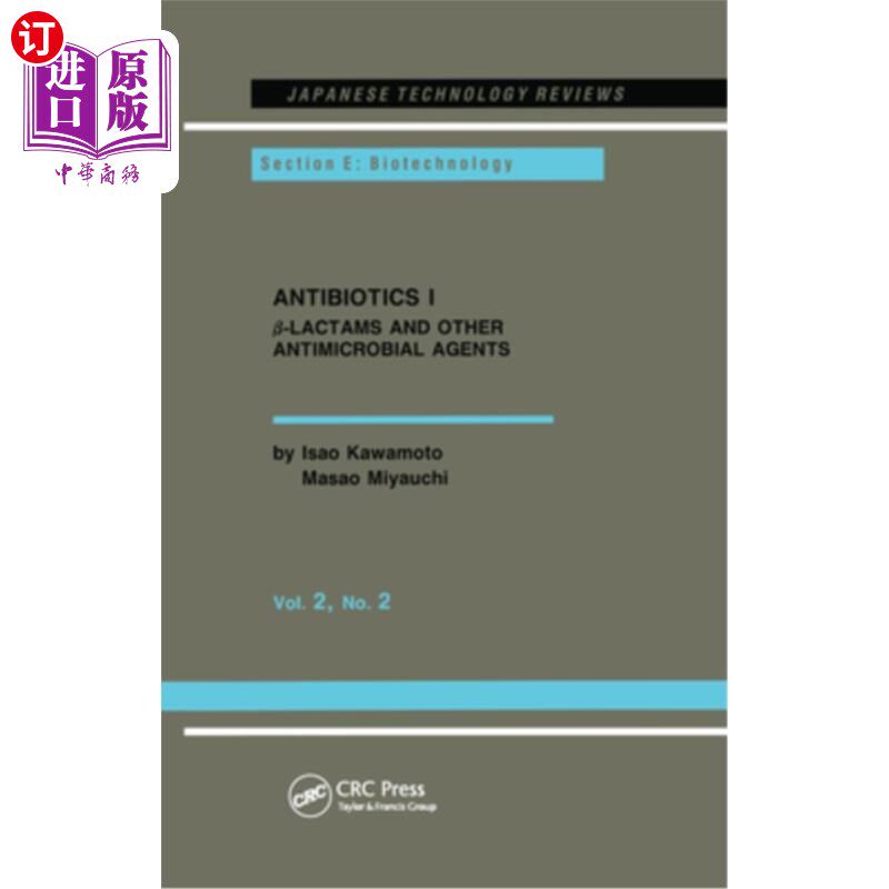 海外直订医药图书Antibiotics I: β-Lactams and Other Antimicrobial Agents 抗生素I: β-内酰胺类和其他抗菌药物
