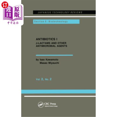 海外直订医药图书Antibiotics I: β-Lactams and Other Antimicrobial Agents 抗生素I: β-内酰胺类和其他抗菌药物