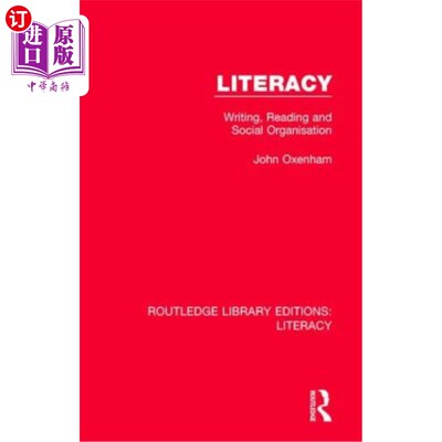 海外直订Literacy: Writing, Reading and Social Organisation 识字:写作，阅读和社会组织