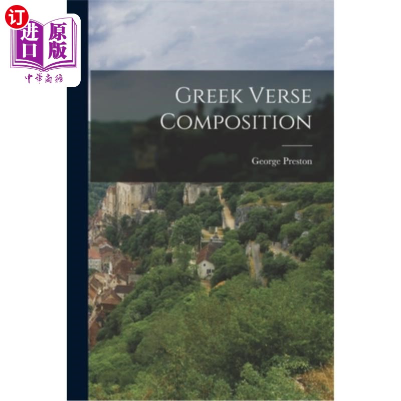 海外直订Greek Verse Composition 希腊诗歌创作