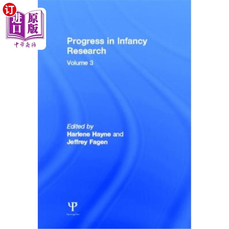 海外直订Progress in Infancy Research: Volume 3 婴儿研究进展:第3卷