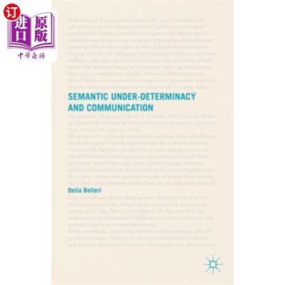 海外直订Semantic Under-Determinacy and Communication 确定性下的语义与交际