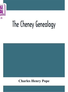 海外直订The Cheney Genealogy 切尼家谱