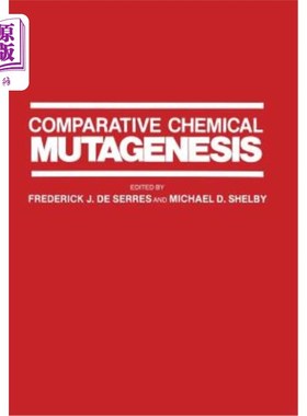 海外直订Comparative Chemical Mutagenesis 比较化学诱变