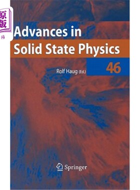 海外直订Advances in Solid State Physics 46 固体物理学的进展46
