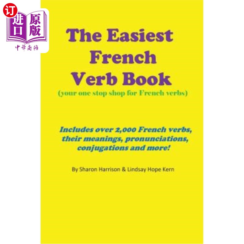 海外直订The Easiest French Verb book: (Your one stop shop for French verbs) Includes ove 最简单的法语动词书：（你的
