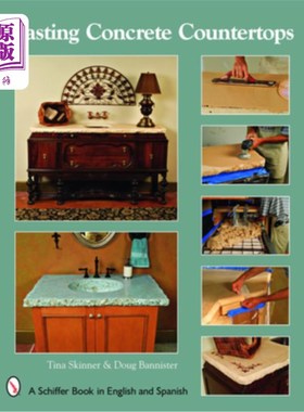 海外直订Casting Concrete Countertops 浇筑混凝土台面