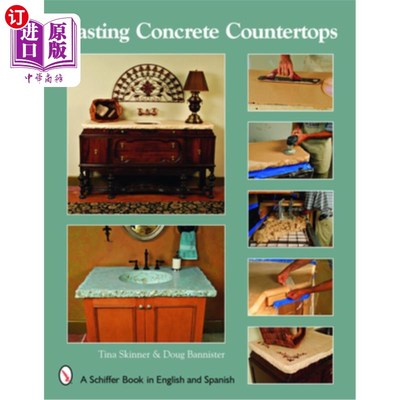 海外直订Casting Concrete Countertops 浇筑混凝土台面