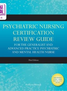 海外直订医药图书Psychiatric Nursing Cert Review Guide for the Gen Gen精神科护理证书审核指南