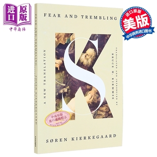 恐惧与战栗 新译本 英文原版 Fear and Trembling A New Translation Soren Kierkegaard【中商原版】