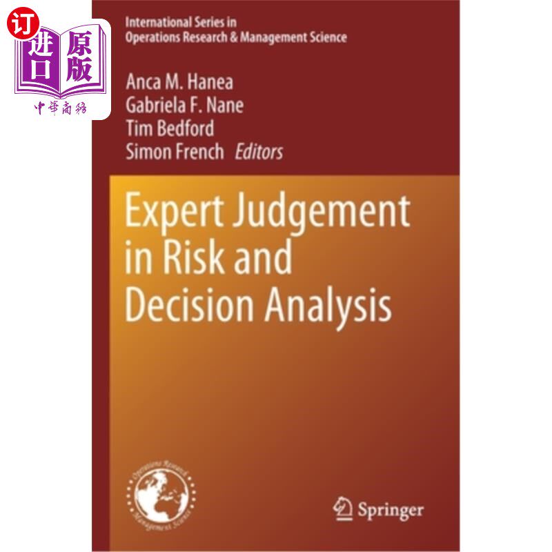 海外直订Expert Judgement in Risk and Decision Analysis 风险与决策分析的专家判断
