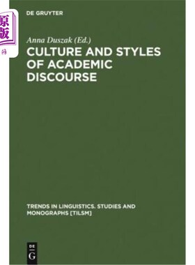 海外直订Culture and Styles of Academic Discourse 学术话语的文化与风格