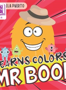 海外直订Mr Booh Learns Colors: THE ADVENTURES of Mr BOOH and FRIENDS 布先生学会颜色:布先生和他的朋友们的冒险