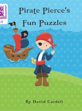 海外直订Pirate Pierce's Puzzle Fun: Children's puzzle book. Word match, word scramble, w 海盗皮尔斯的益智乐趣:儿童