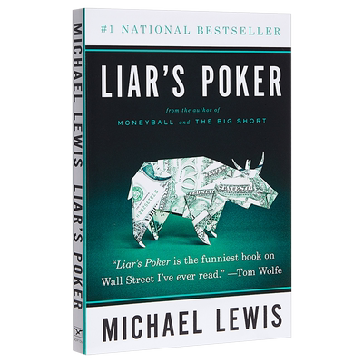【中商原版】说谎者的扑克牌:华尔街的投资游戏 英文原版 Liar's Poker Lewis 透视华尔街 商业文化 经典之作 商务人士