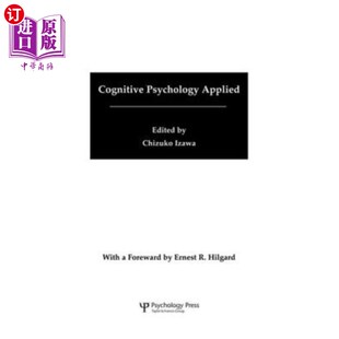 海外直订Cognitive Psychology Applied: A Symposium at the 22nd International Congress of  应用认知心理学:第22届国际