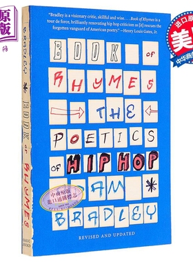 预售 韵律之书 嘻哈的诗学 Book of Rhymes 英文原版 Adam Bradley 美国说唱歌词押韵韵律研究 hip hop rap【中商原版】