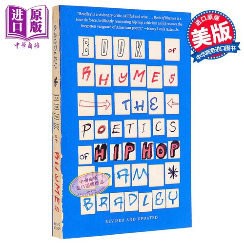 韵律之书 嘻哈的诗学 Book of Rhymes 英文原版 Adam Bradley 美国说唱歌词押韵韵律研究 hip hop rap【中商原版】