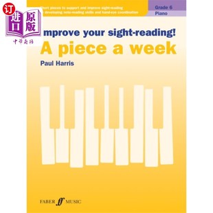 海外直订Improve your sight-reading! A piece a week Piano... 提高你的视读能力!每周一首钢琴六级