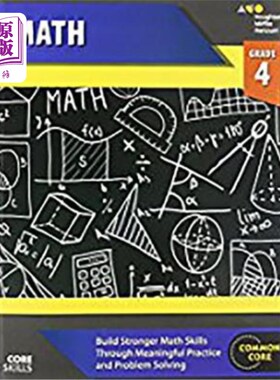 海外直订Core Skills Mathematics Workbook Grade 4 Steck Vaughn核心技能数学：4级练习册